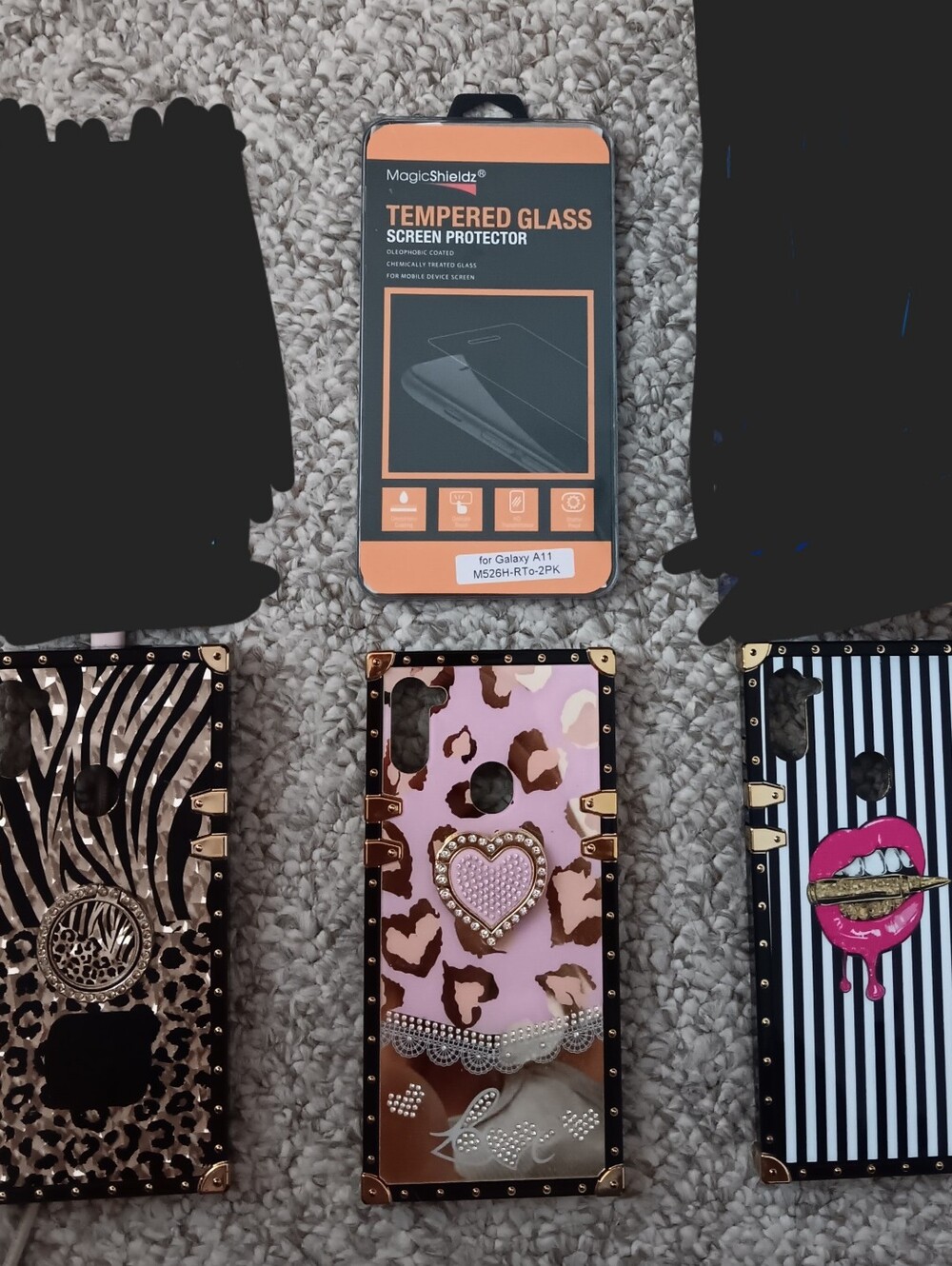 Samsung Galaxy A11 Phone Cases & Tempered Glass Screen Protector